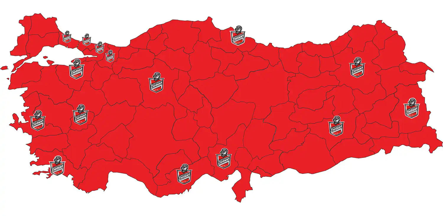 Ziebart Türkiye Harita